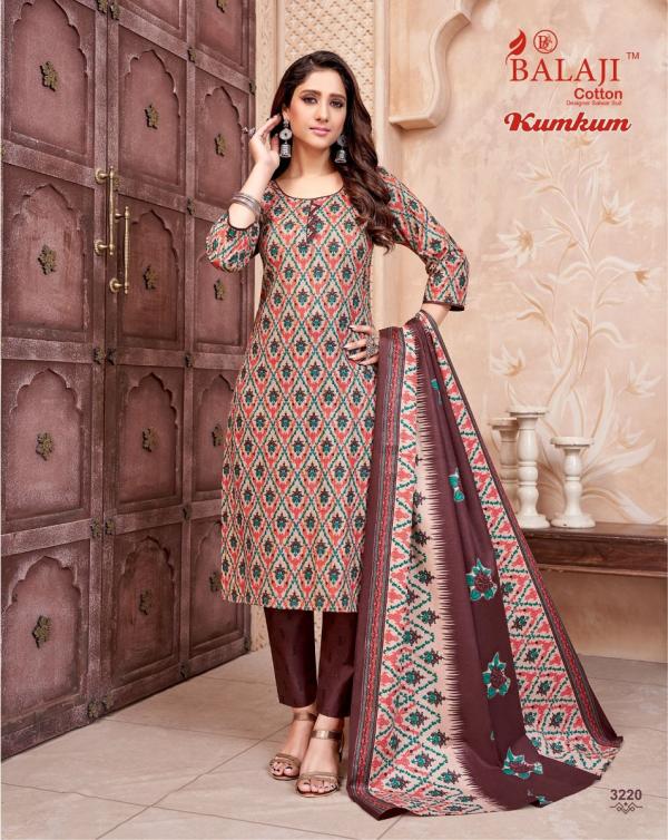 Balaji Kumkum Vol-32 Designer Kurti Bottom With Dupatta